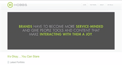 Desktop Screenshot of hobbsbranding.com